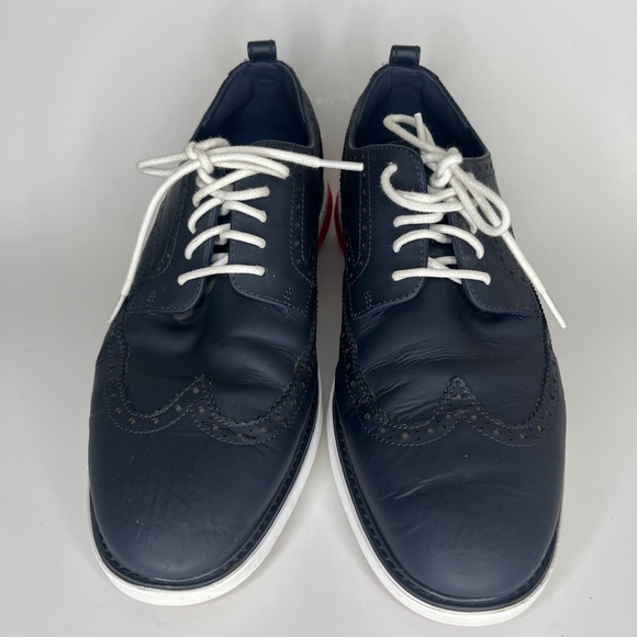 Cole Haan Grand Evolution Men\'s Sneakers 11M  Blue Wingtip Oxford Shoes C26318 main image 15